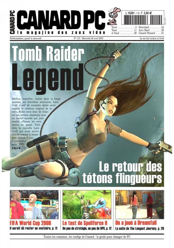Canard Tomb Raider Legend