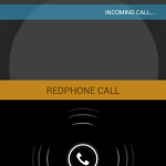 Un appel RedPhone